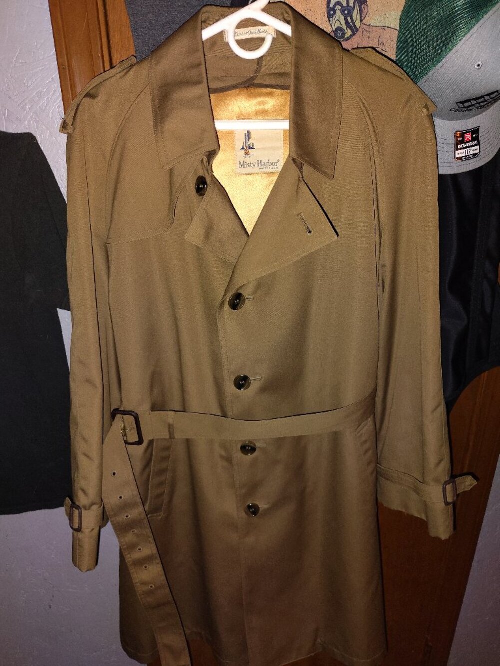 Vintage Misty harbor trench with union tag